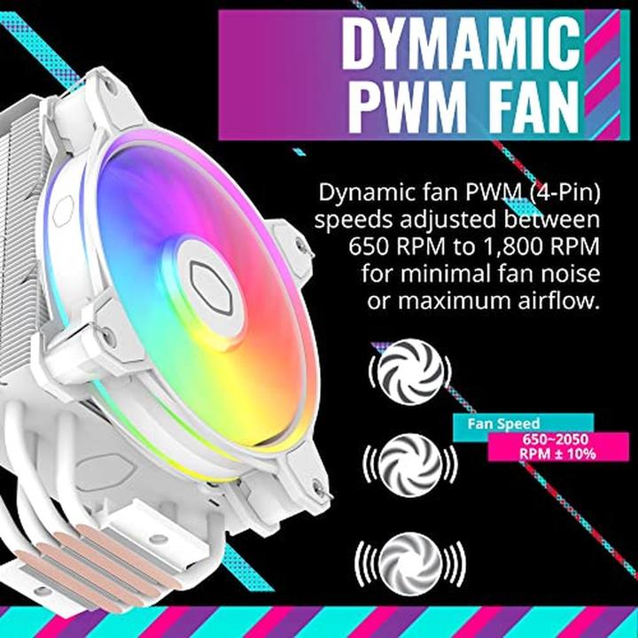 Actual product image Cooler Master Hyper 212 Halo White (154 mm)