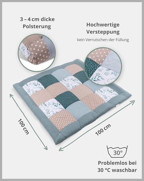 Image du produit Ullenboom Tapis d'éveil Ekualyptus 100x100cm