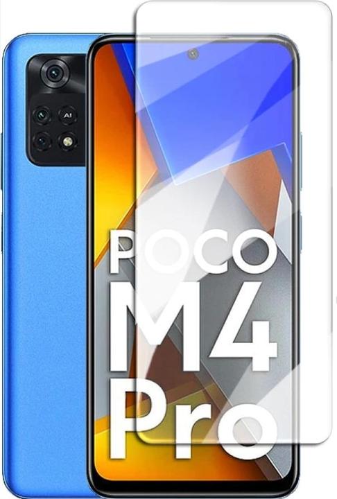 Produktbild Screenguard Xiaomi Poco M4 Pro 4G Panzerglas Schutzfolie Case Friendly Design (1 Stk., Xiaomi Poco M4 Pro)