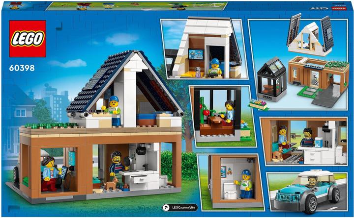 Actual product image LEGO Family home with electric car (60398, LEGO City)