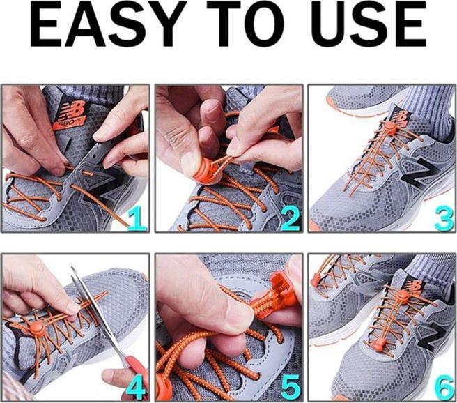 Actual product image MU Classic Shoelaces without tying button closure