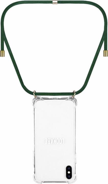 Actual product image Lookabe Necklace iPhone X/Xs gold green loo013