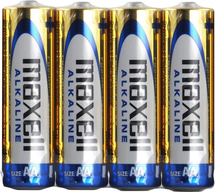 Productafbeelding Maxell Mignon alkaline batterij, AA, LR6, 4 stuks (4 Pcs., AA / LR6 / Mignon / R6 / R14505)