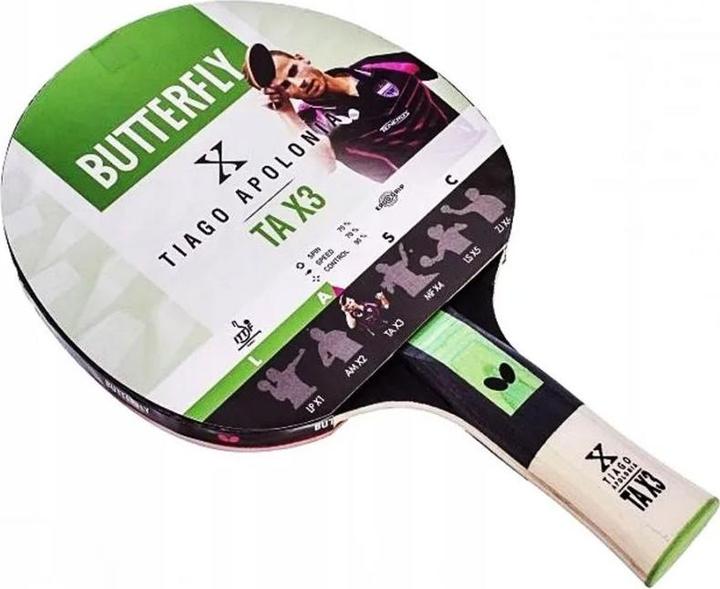 Image du produit Butterfly Raquette de ping-pong Tiago Apolonia TAX3