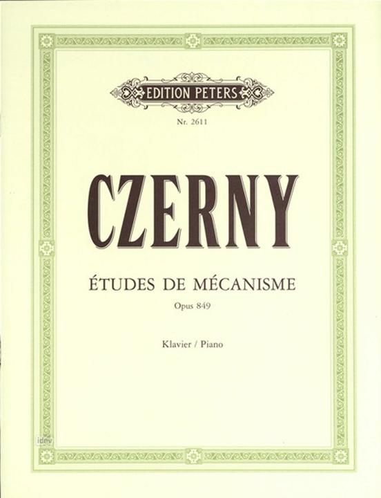 Produktbild Études de Mécanisme op. 849 (Deutsch, Adolf Ruthardt, Carl Czerny, 2024)