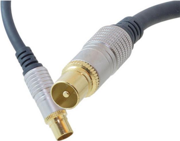 Produktbild Shiverpeaks ®-PROFESSIONAL Antennenanschlusskabel, verchromter Metallkoaxialstecker auf verchromtes Metallkoaxia (Antennenkabel)