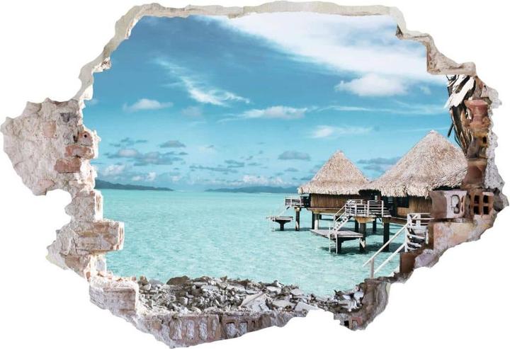 Produktbild Trenddeko 3D - Urlaub auf den Malediven (120 x 82 cm)