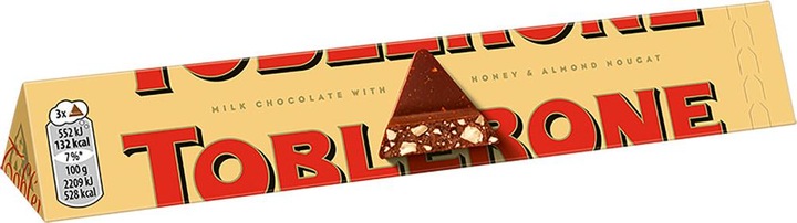 Immagine prodotto Toblerone Cioccolato al latte svizzero con miele e torrone di mandorle (360 g)