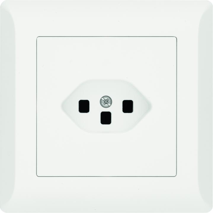Actual product image Hager K LINE UP socket 1xT23 white