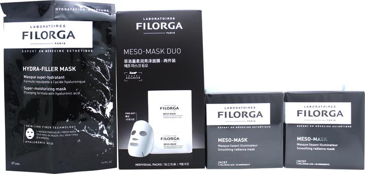 Filorga Meso Mask Geschenk-Set 2 x 50ml mit 23g Hydra Filler Maske (Gesichtspflege Set)