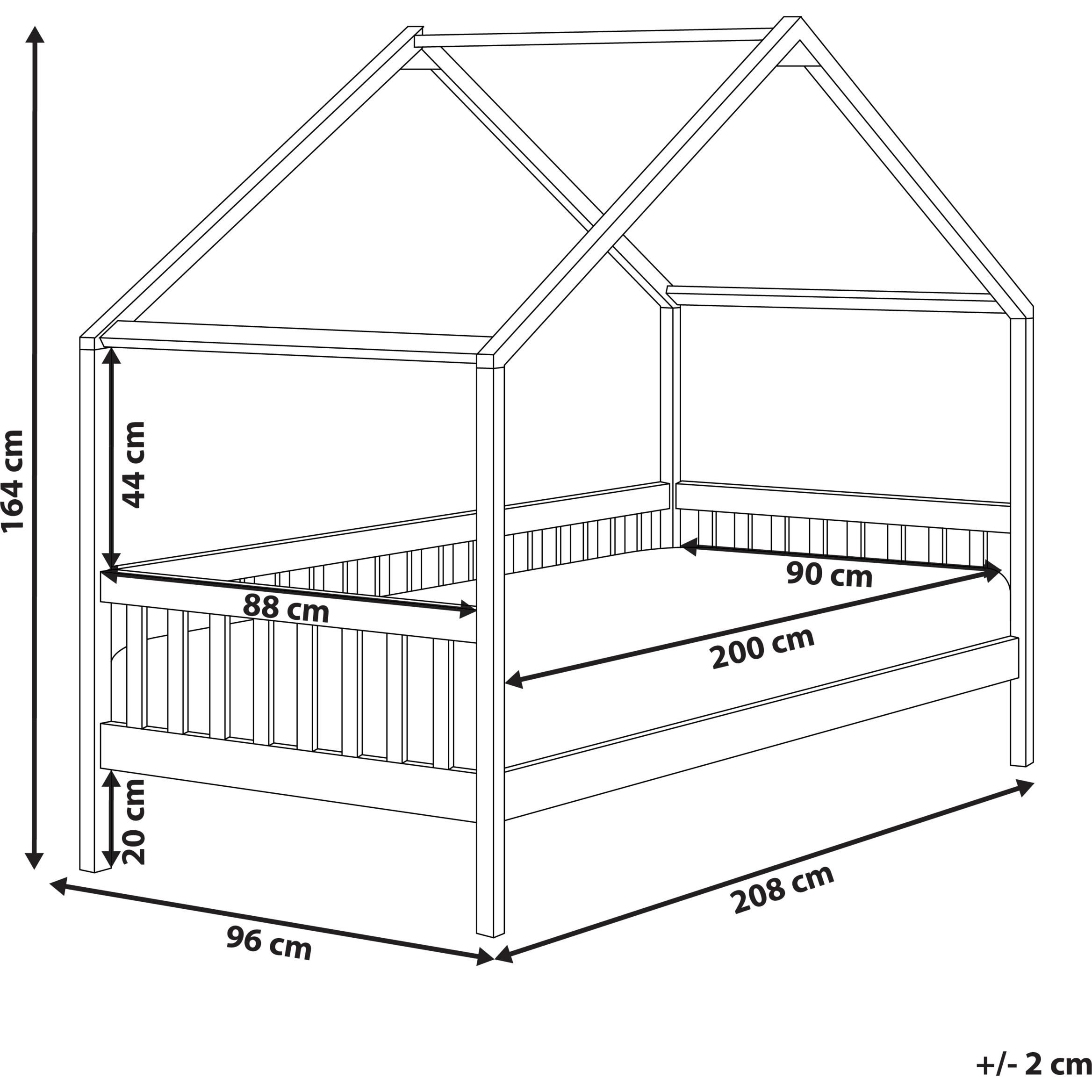 Thumbnail - Beliani, Kinderbett, Charrin (90 x 200 cm)