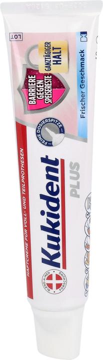 Produktbild Kukident Plus Barriere gegen Speisereste-Frischer Geschmack 40G Haftcreme