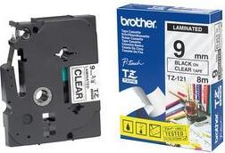 Actual product image Brother TZe-121 (0.90 cm, Transparent)
