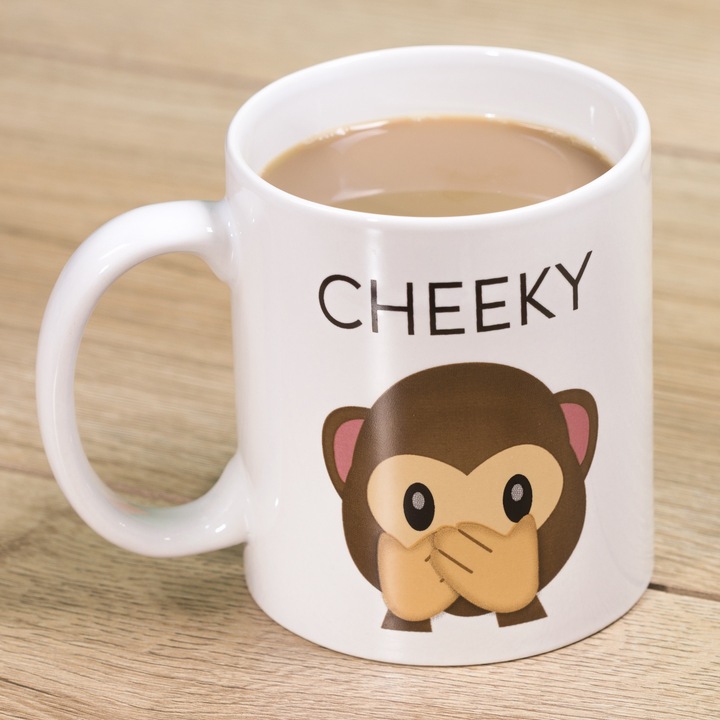 Actual product image Mugs Tasse "Cheeky Mug" - Emoji Tasse (350 ml, 1 x)