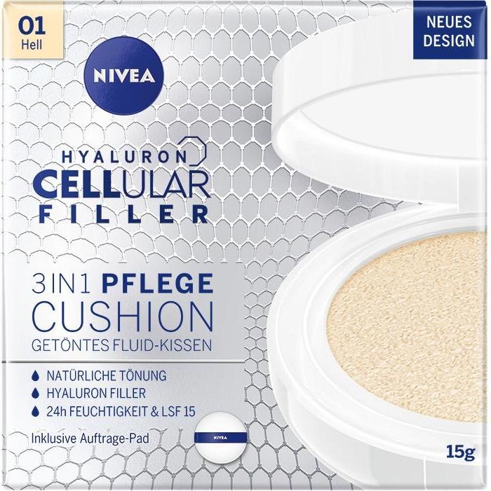 Immagine prodotto NIVEA Hyaluron Cellular Filler 3in1 Care Cushion Light (15 ml)