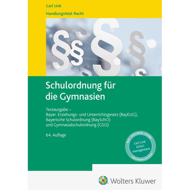 Schulordnung für die Gymnasien, Schulbücher