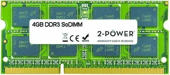 Produktbild 2-Power 4GB DDR3 1333MHz SoDIMM (1 x 4GB, 1333 MHz, DDR3-RAM, SO-DIMM)