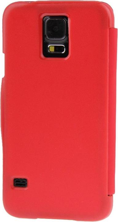 Actual product image König Design Mobile Phone Case Cover for Samsung Galaxy S5 mini G800 Red Brushed (Samsung Galaxy S5 Mini)