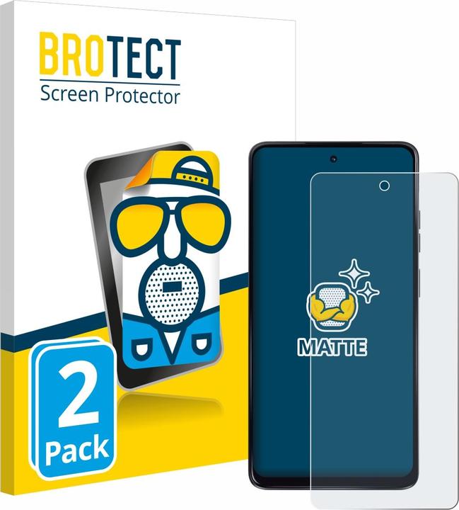 Produktbild BROTECT Entspiegelungs-Schutzfolie Displayschutz Matt (2 Stück, Motorola Moto G24)