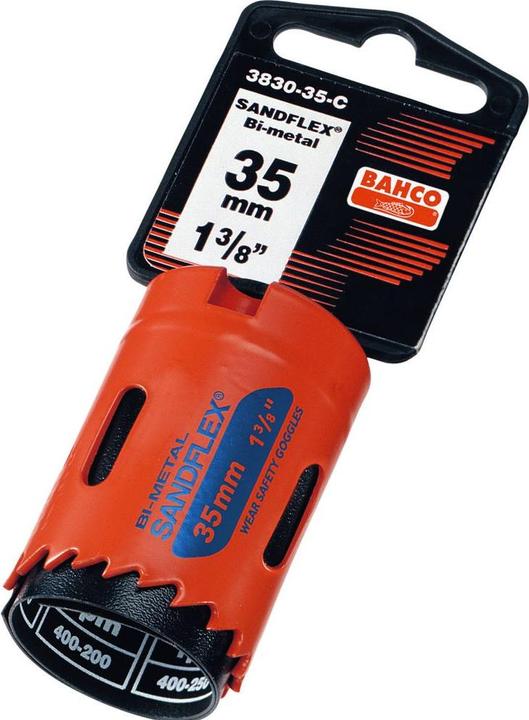 Produktbild Bahco Sandflex Bimetall-Lochsäge für Metall/Holzplatten/Kunststoff 133 mm - Einzelhandelsverpackung (133 mm)