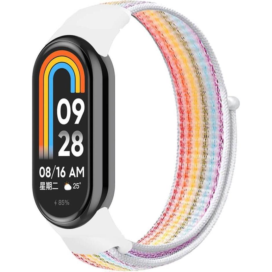 Cover-Discount Xiaomi Smart Band 9 / 8 - Nylon Stoff Band flexibel mit Klett (Nylon, Xiaomi Smart Band 9), Uhrenarmband,...