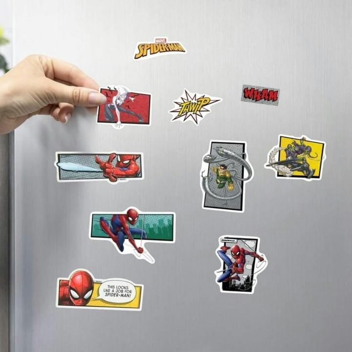 Immagine prodotto Paladone Products Marvel - Spider-Man - Set di 24 accessori per frigorifero (24x)