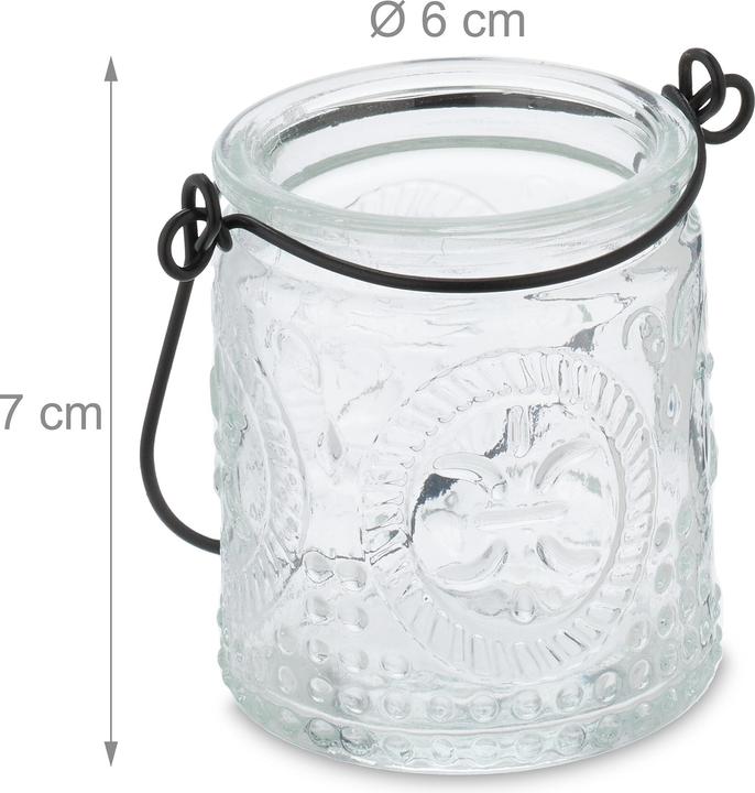 Immagine prodotto Relaxdays 12x lanterna (12 x, 6 x 6 x 7 cm)