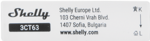 Produktbild Shelly 3EM-63T Gen3