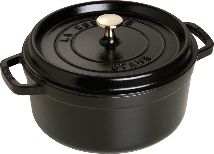 Staub Cocotte (28 cm, Bräter + Schmortopf, Gusseisen)