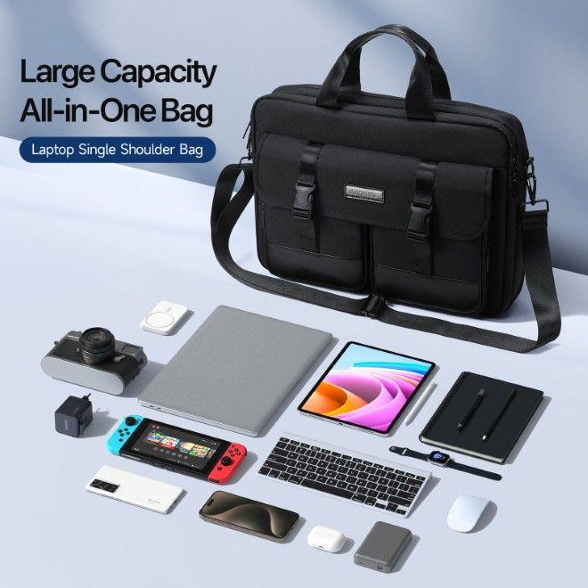 Produktbild Dux Ducis Edge Series Notebook Schultertasche (15.40", Apple, Microsoft, Universal)