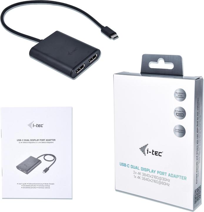 Actual product image i-tec USB C to (DP, 7 cm)