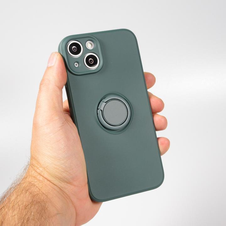 Produktbild PhoneLook Hülle Soft Touch mit Ring (Apple iPhone 14)