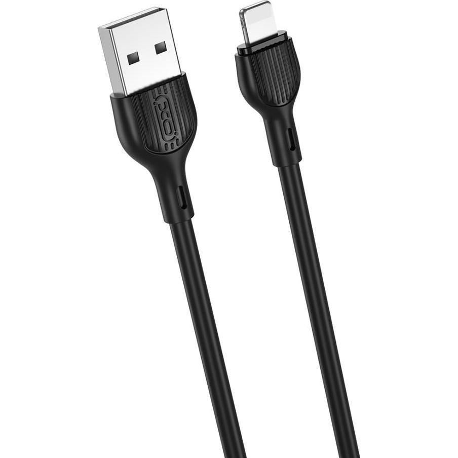 xO Kabel NB200 USB - Lightning 1,0m 2.1A schwarz (USB 1.0), USB Kabel