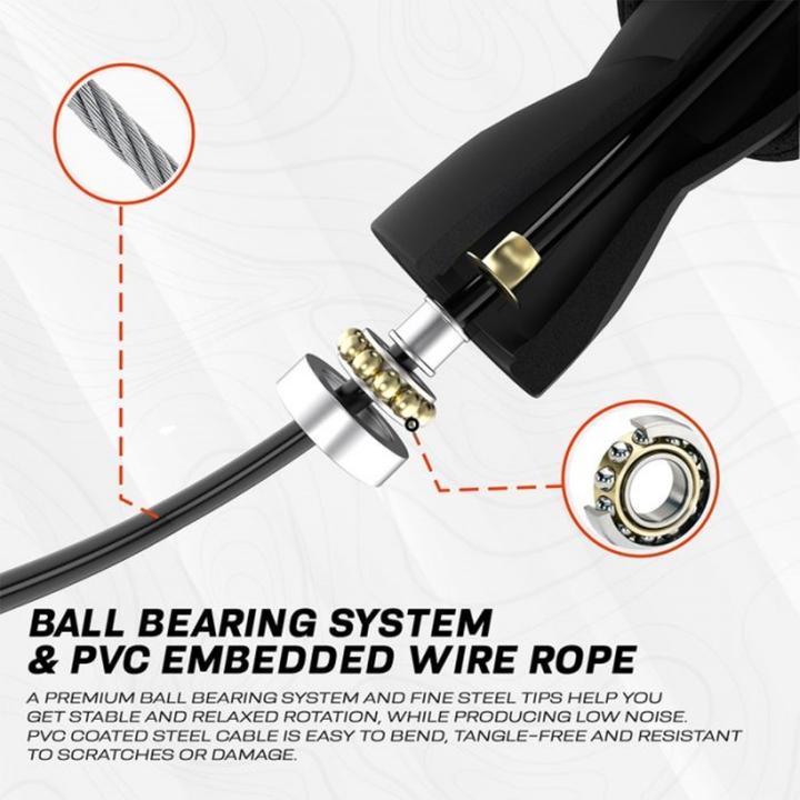 Produktbild Rdx X2 Verstellbares 3m10 Anti-Rutsch Memory Foam Soft Handles Springseil (304 cm)