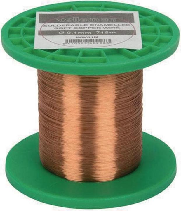 Produktbild Velleman WICK01N Wickeldraht Ø 0.1mm (715 m)