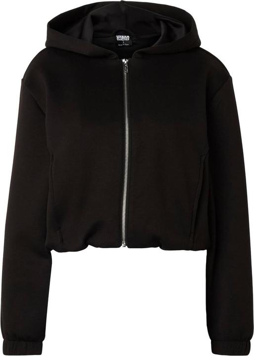 Produktbild Urban Classics Ladies Scuba Zip Hoodie black S (S)