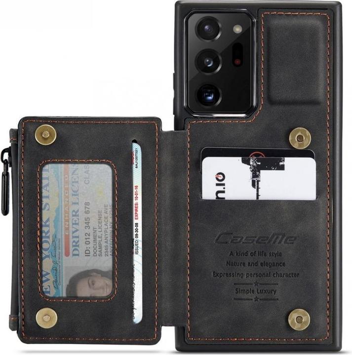 Productafbeelding Caseme Samsung Galaxy Note20 Ultra Lederen Hoesje Kaarthoesje (Samsung Galaxy Note 20 Ultra)