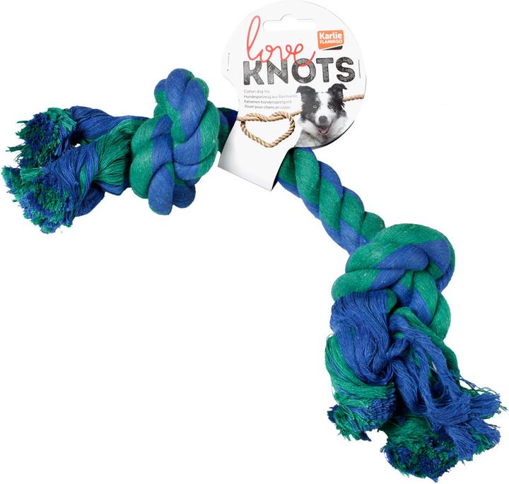 Immagine prodotto Karlie Corda 2 nodi multicolore (Gioco da masticare per cani)