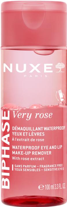 Produktbild Nuxe Very Rose - Wasserfester Make-up-entferner Für Augen & Lippen Biphase (Reinigungsmilch, 100 ml)