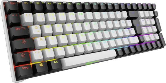Sharkoon SGK50 S2 bk Gateron Red DE (DE, Kabelgebunden, Kabellos)