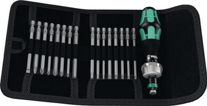 Wera Kraftform Kompakt 60 RA (Hexagon socket TX M20, Hexagon socket TX M30, Hexagon socket TX M10, Hexagon socket TX M15, Hexagon socket TX M25, Cross Phillips PH M1, Cross Phillips PH M2, Cross Pozidriv PZ M1, Cross Pozidriv PZ M2, Cross Phillips PH M3, Cross Pozidriv PZ M3)