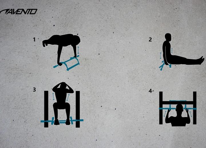 Actual product image Avento Barre de traction