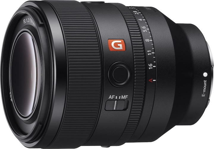 Sony FE 50mm f/1.2 GM (Sony E, Plein format)
