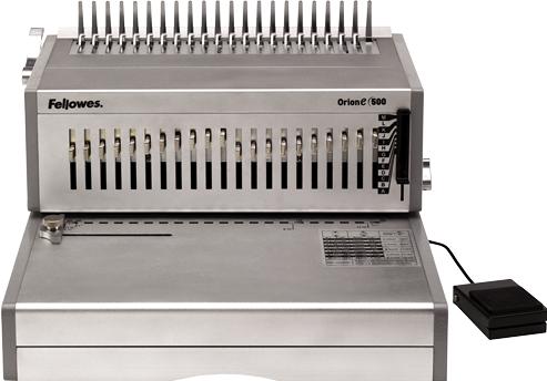 Actual product image Fellowes Orion-E 500 plastic binding machine (Comb binding)