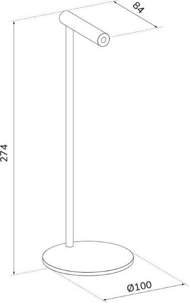 Immagine prodotto Neomounts Headsetständer silber universal/Aluminium