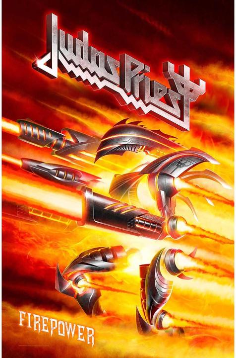 Judas Priest Firepower Textile Poster (106 x 70 cm)