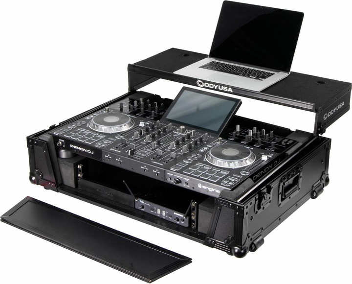 Odyssey FZGSPRIME4W2BL flightcase per Denon DJ Prime 4