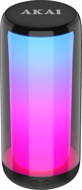 Actual product image Akai CARRYABLE Garsiakalbis BT CS2 GLOW with 360° LED illumination (4 h)