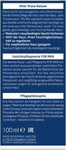 Immagine prodotto Weleda Balsamo dopobarba (Balsamo dopobarba, 100 ml)