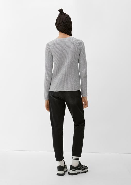 Produktbild s.Oliver Strickpullover Pullover aus Strick (XS)